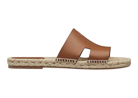 hermes antigua|Hermes Antigua Espadrille Natural Safari Calfskin Leather .